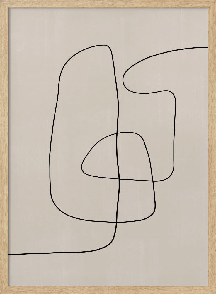 Curved Line Dance | Poster