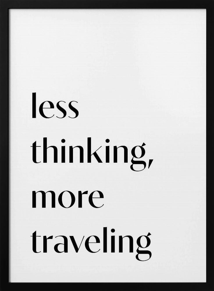 Less Thinking | Poster