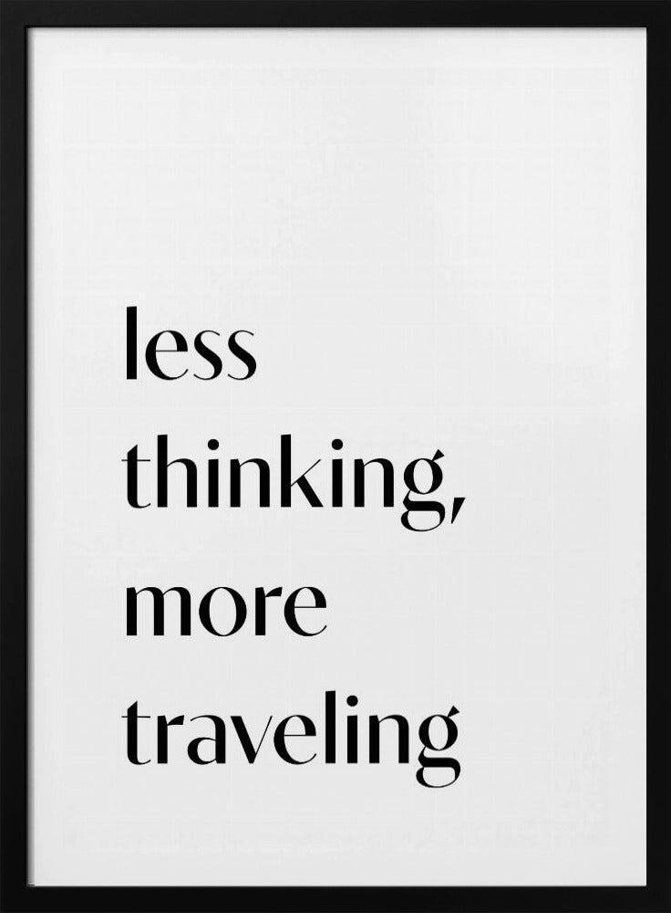 Less Thinking | Poster