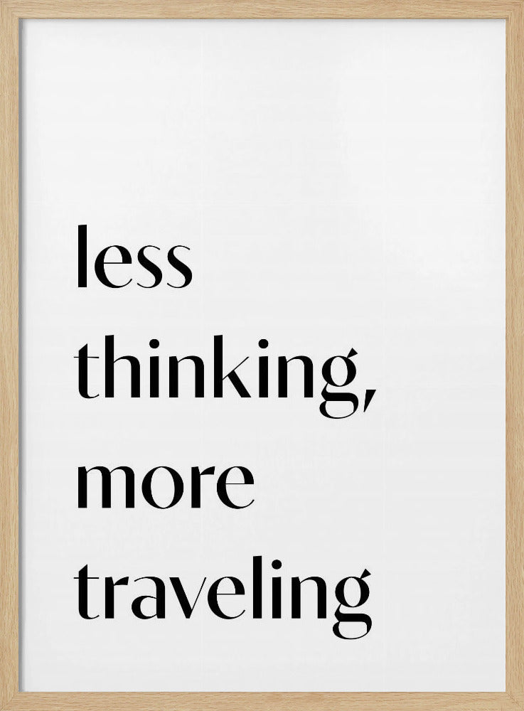 Less Thinking | Poster