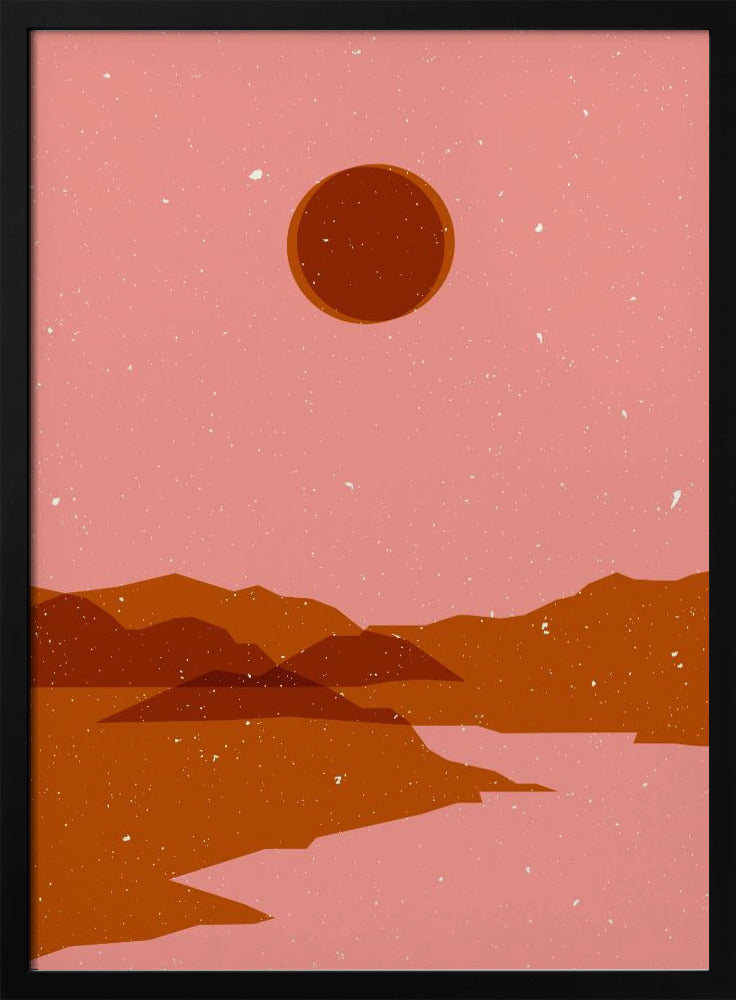 Moon  landscape | Poster