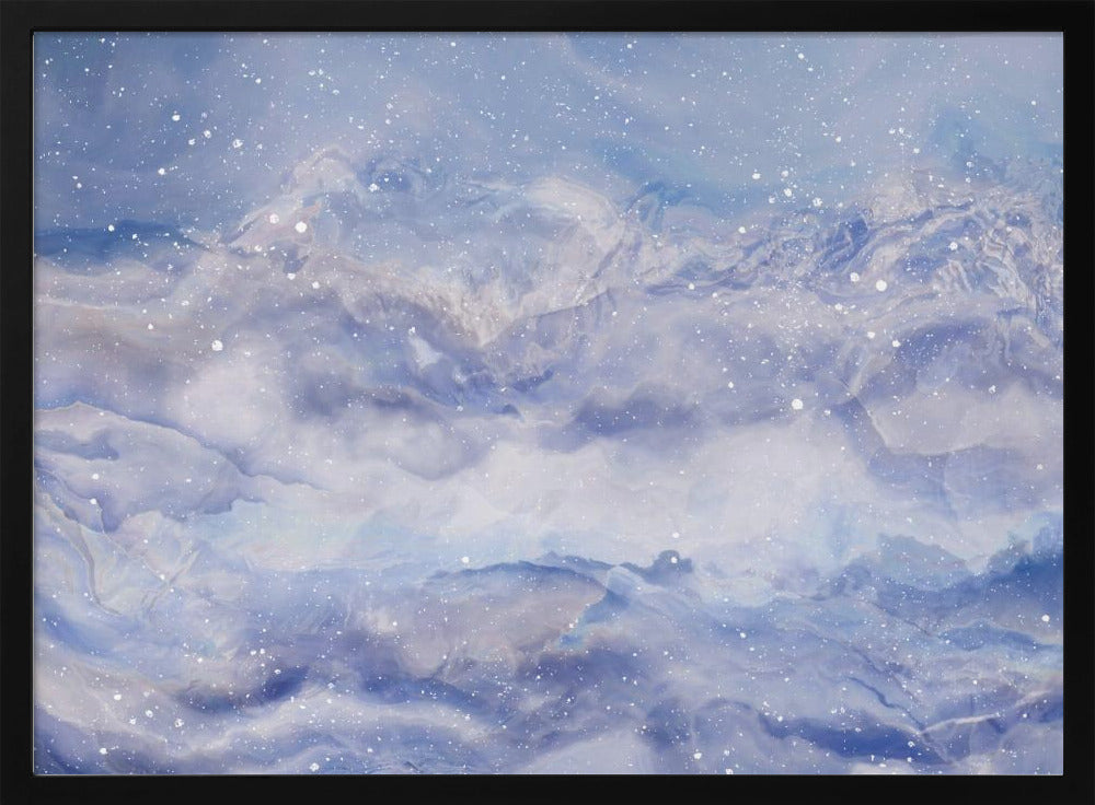 Mountains Under A Starry Sky | Poster