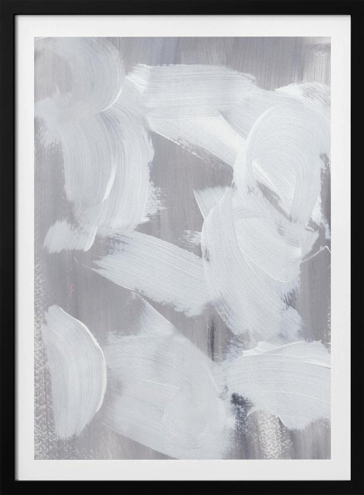 Grey touching White | Poster