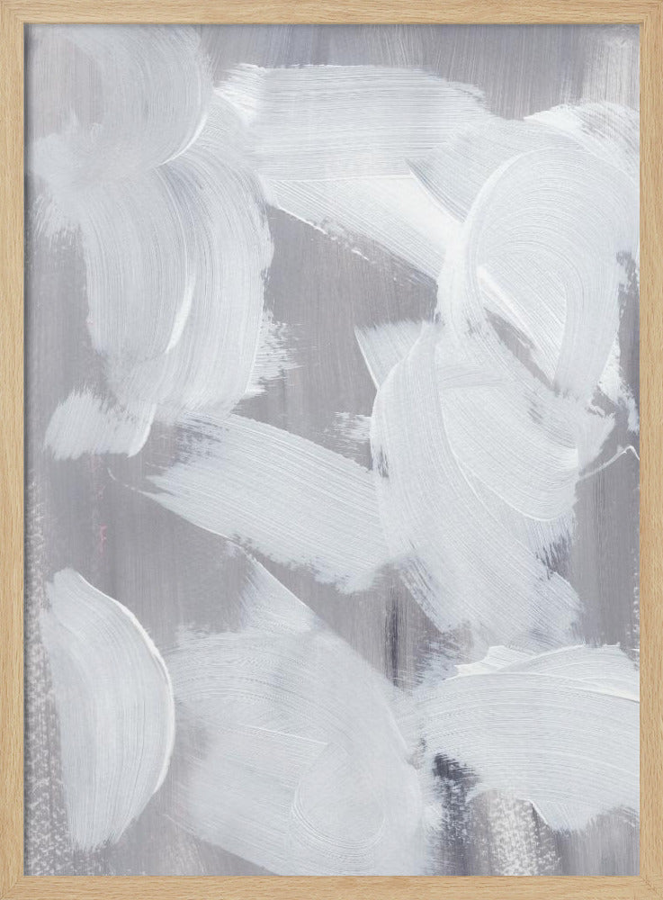 Grey touching White | Poster