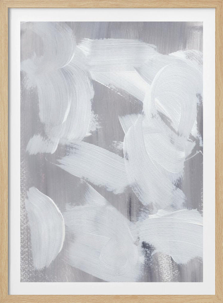 Grey touching White | Poster