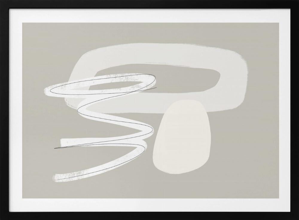 Grey And White Tones | Poster