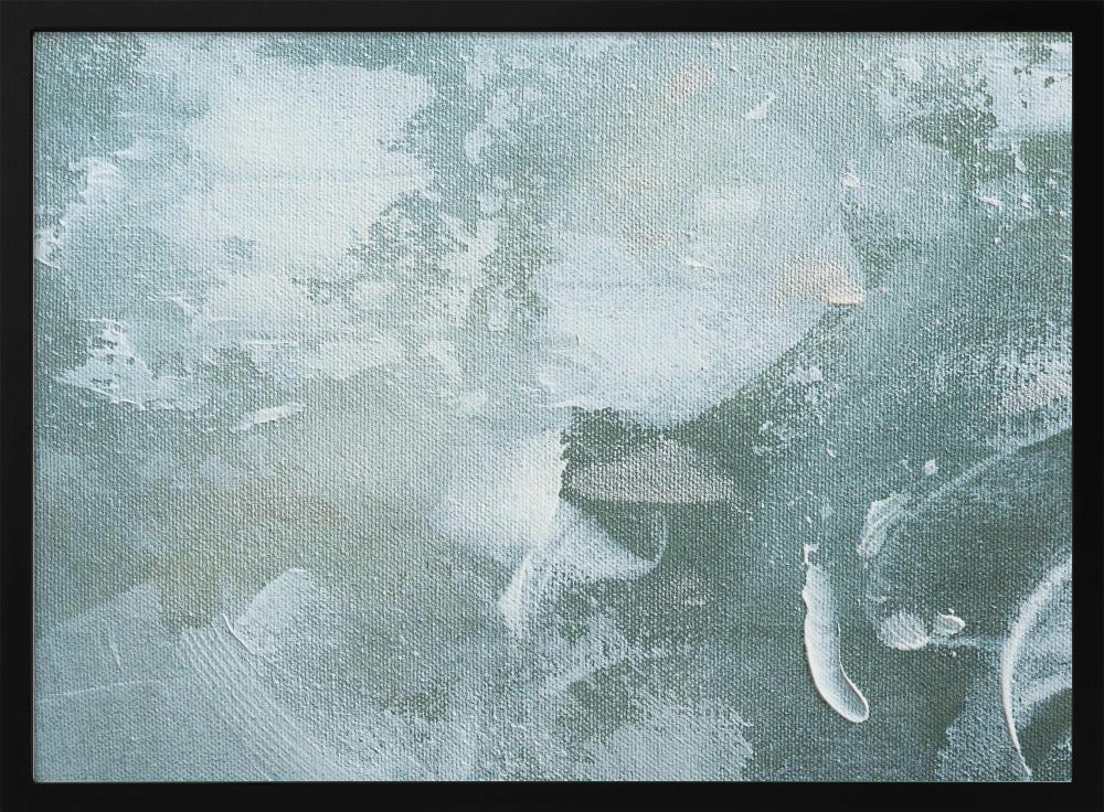 Green and White Acrylic | Poster