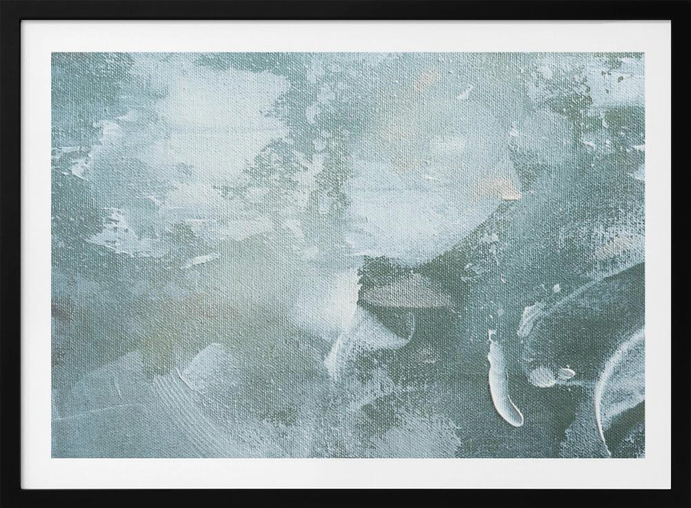 Green and White Acrylic | Poster