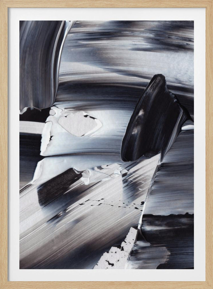 Monochrome Waves | Poster