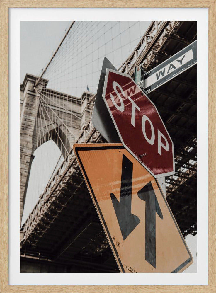 Brooklyn Bridge Stop | Poster