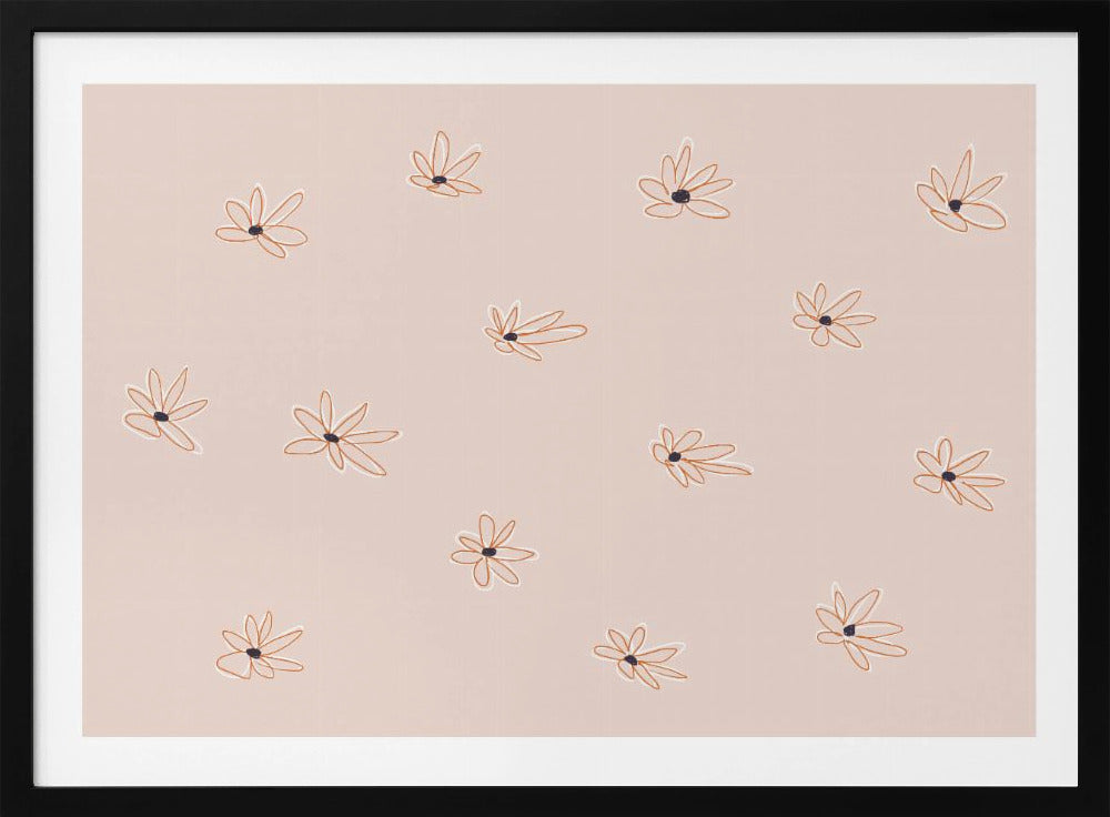 Minimalist Daisy Patterns | Poster