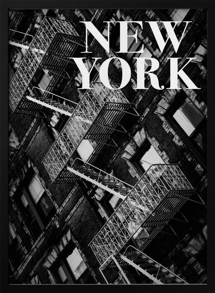 NYC Fire Escapes | Poster