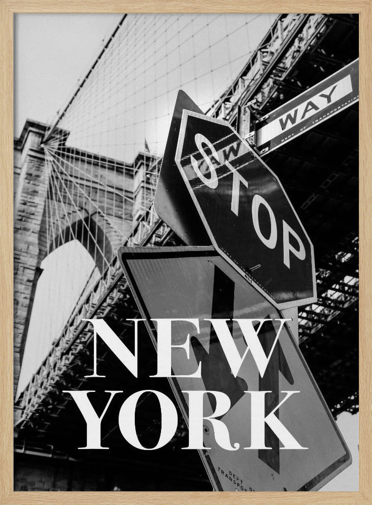 NYC Brooklyn Bridge | Poster