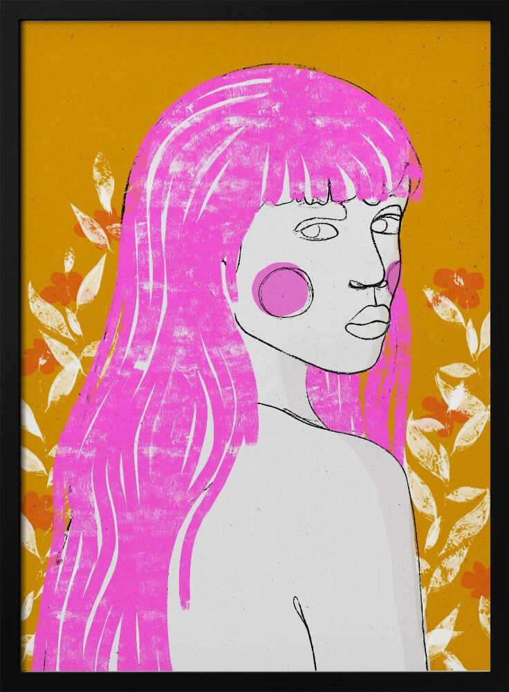 Pink Whisper Gaze | Poster