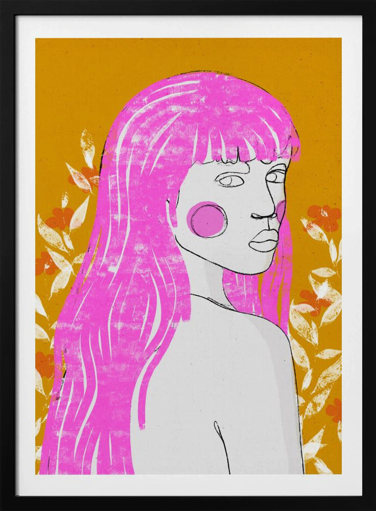 Pink Whisper Gaze | Poster