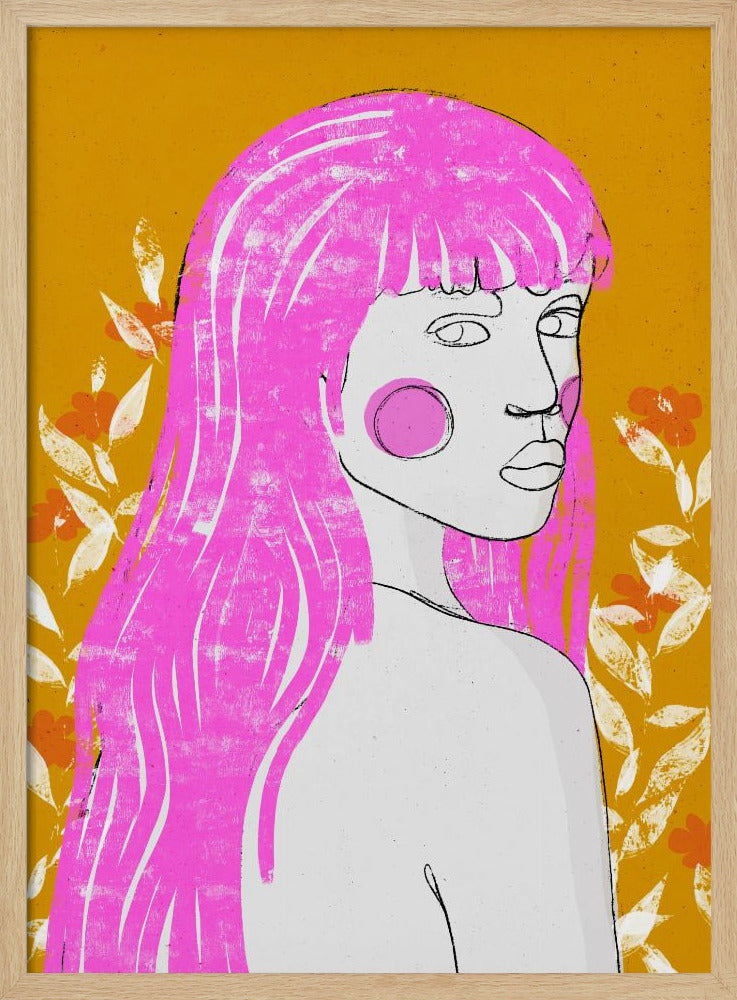 Pink Whisper Gaze | Poster