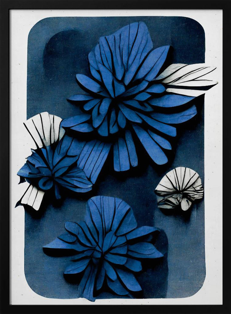 Blue Blossom Depth | Poster