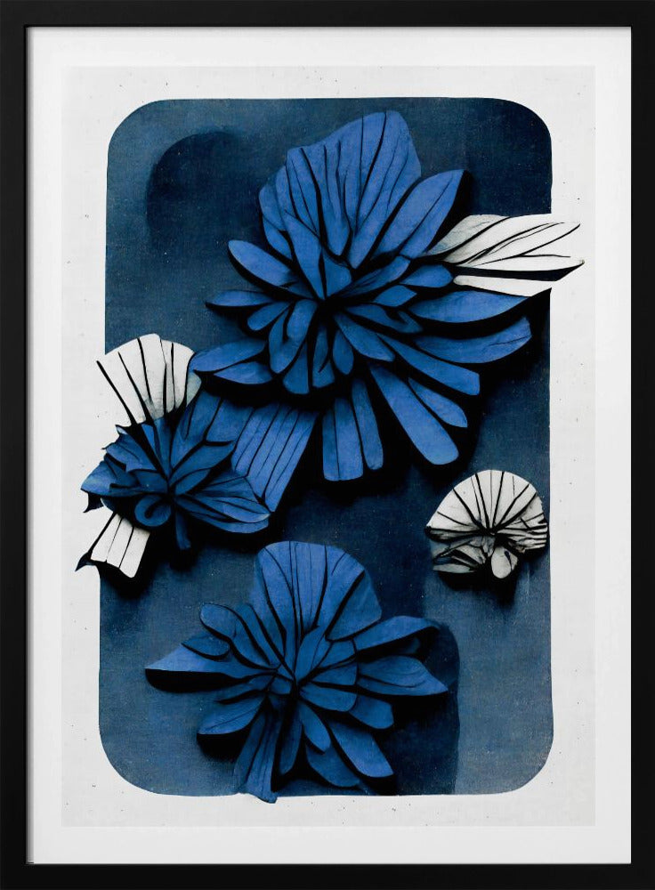Blue Blossom Depth | Poster