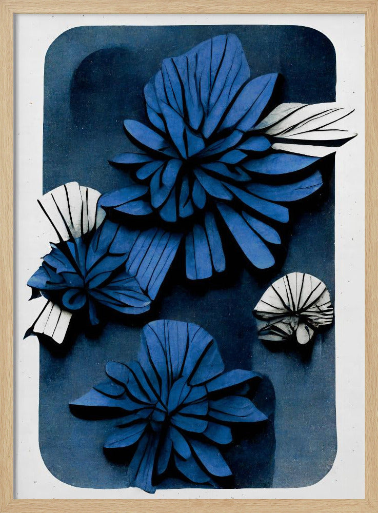 Blue Blossom Depth | Poster