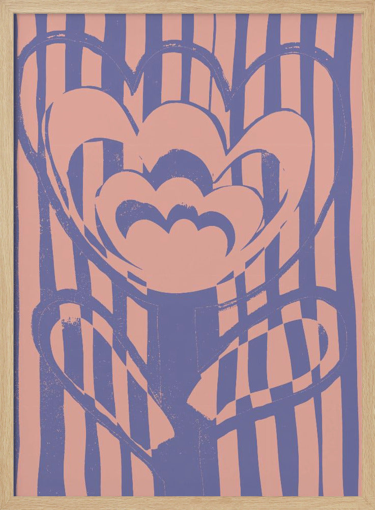 Retro Blossom Burst | Poster