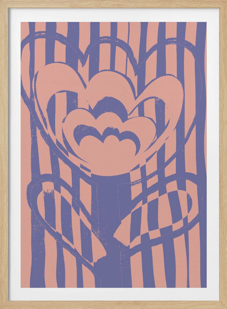 Retro Blossom Burst | Poster