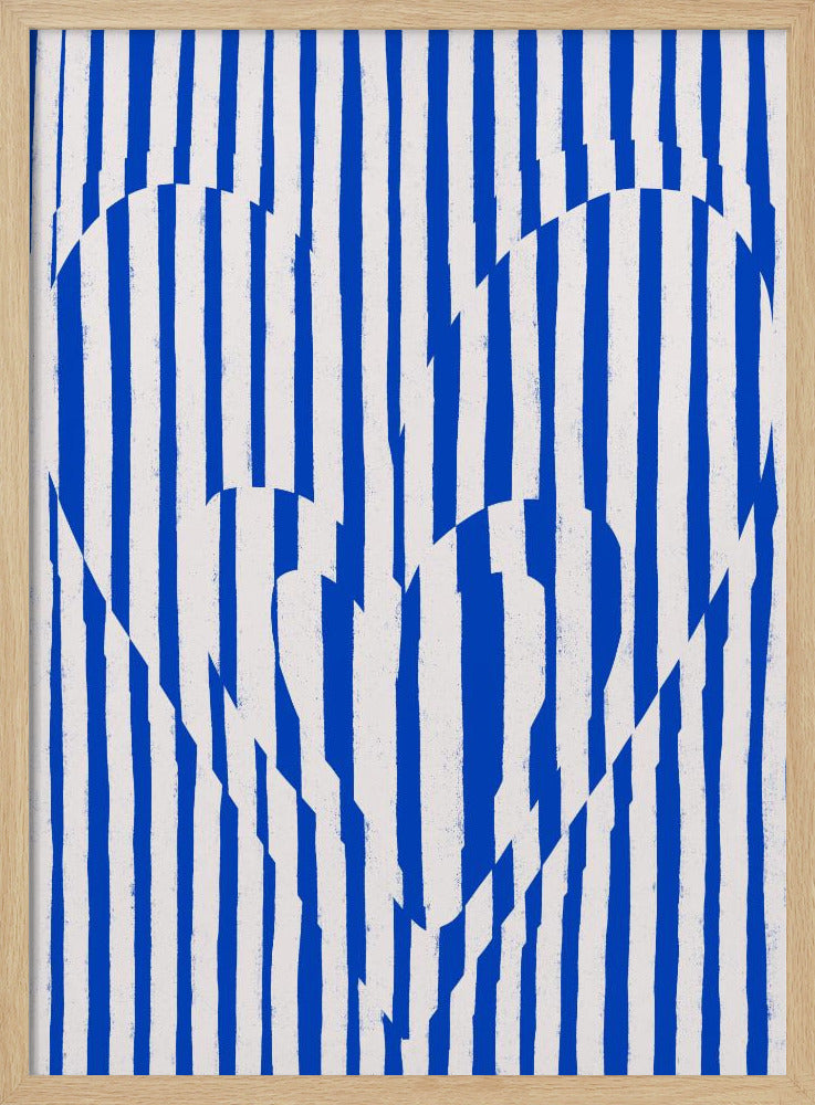 Heartbeat Stripes | Poster