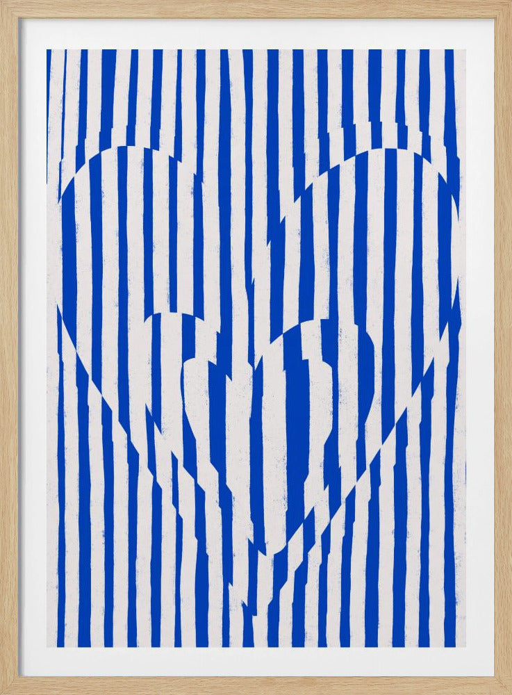 Heartbeat Stripes | Poster