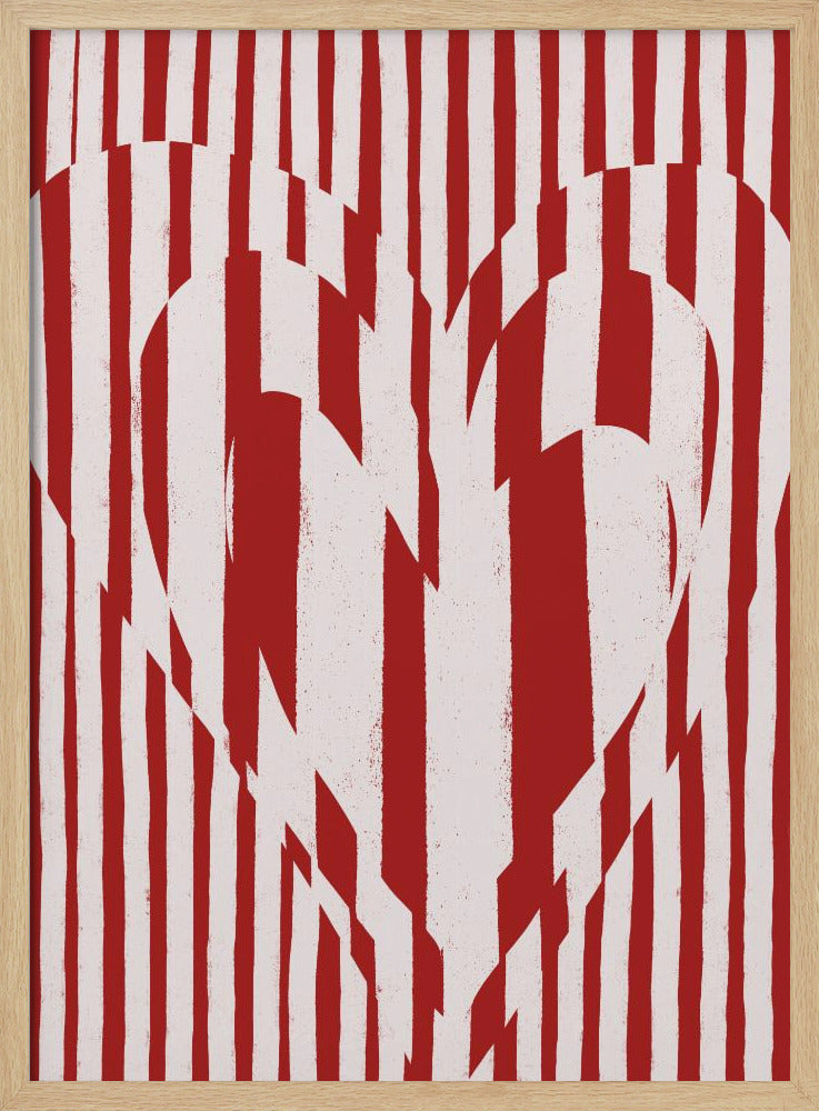 Heart in Stripes | Poster