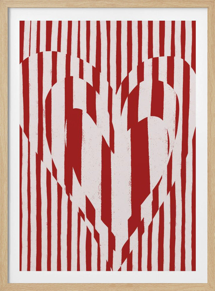 Heart in Stripes | Poster