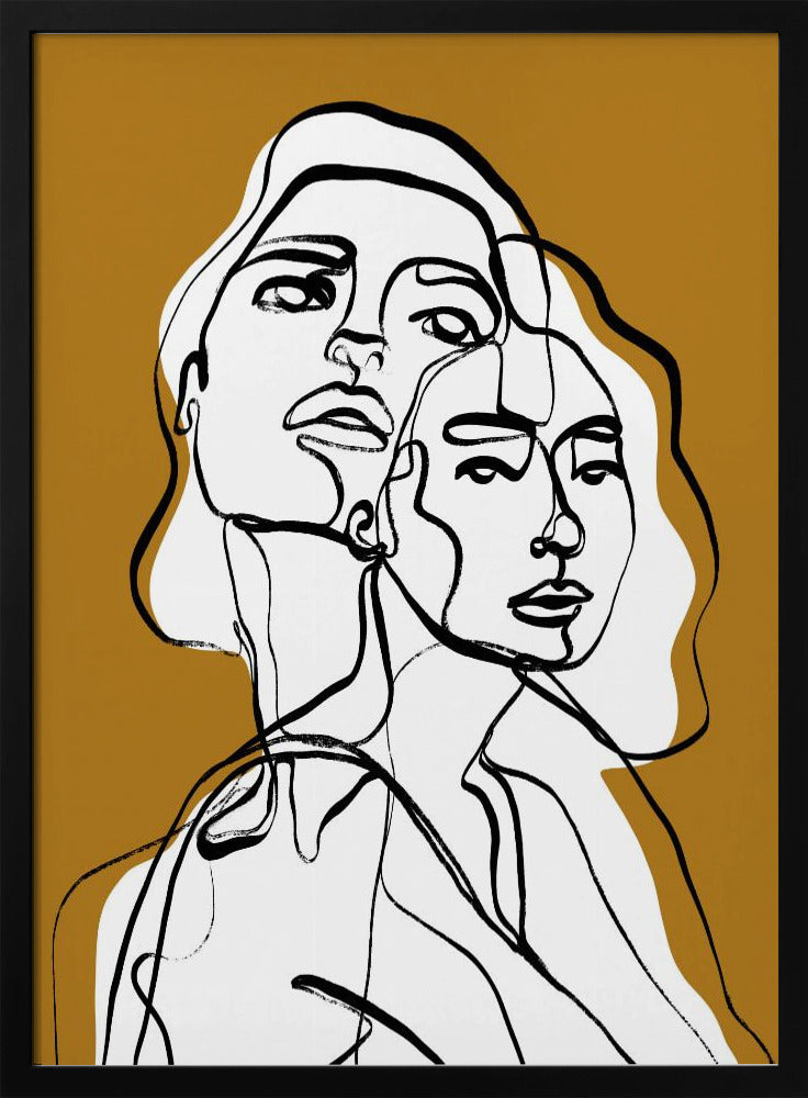 Interwoven Faces | Poster