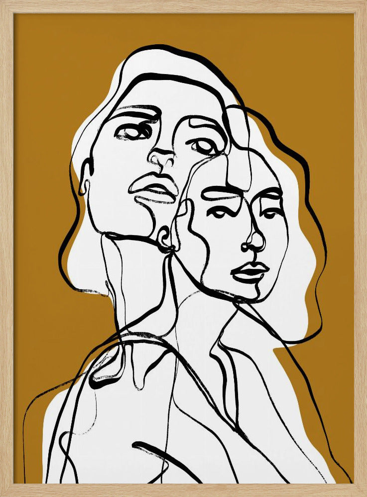 Interwoven Faces | Poster