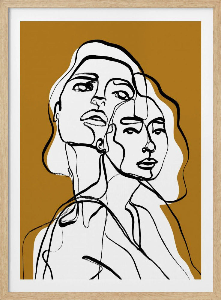 Interwoven Faces | Poster