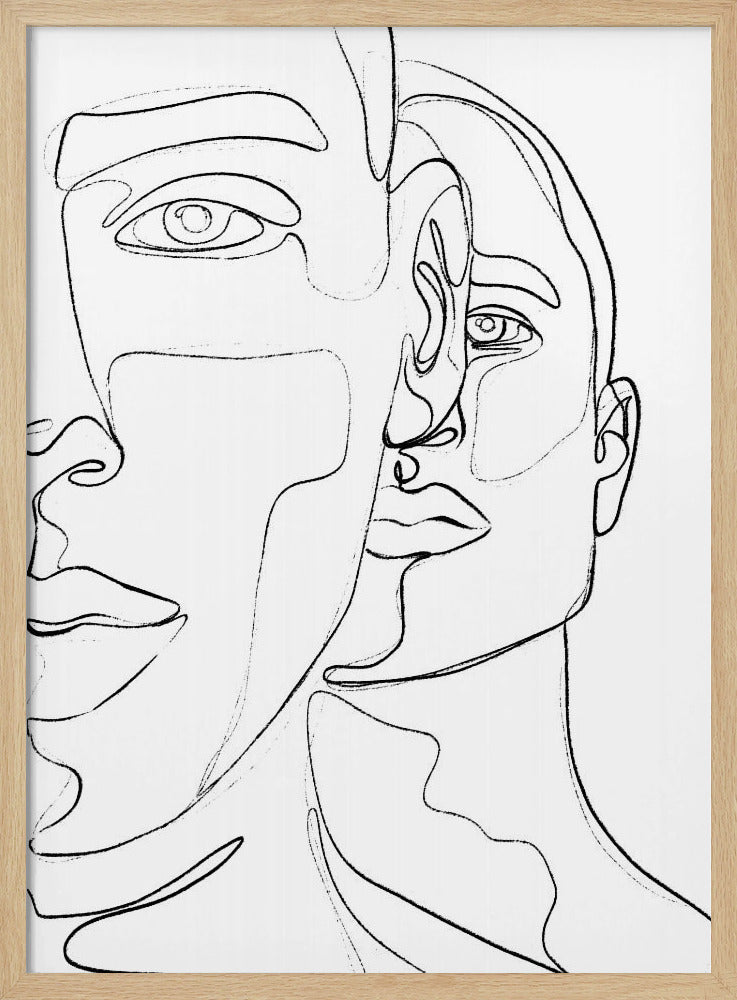 Intertwined Faces | Poster
