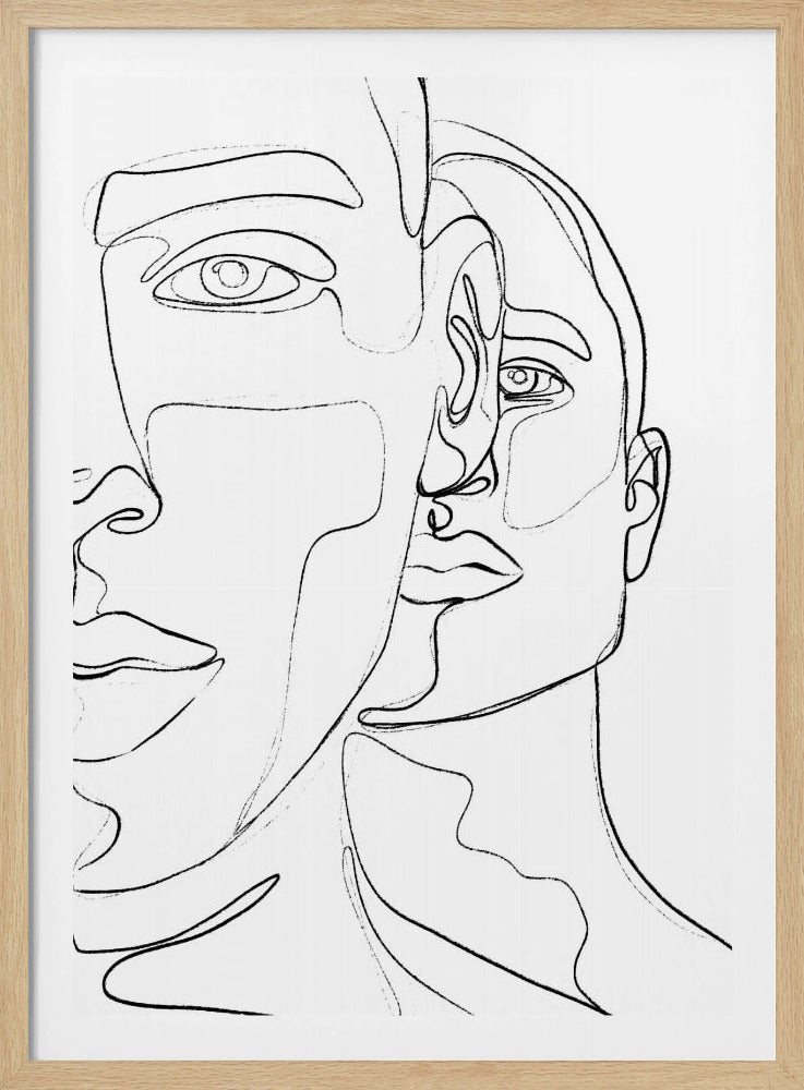 Intertwined Faces | Poster