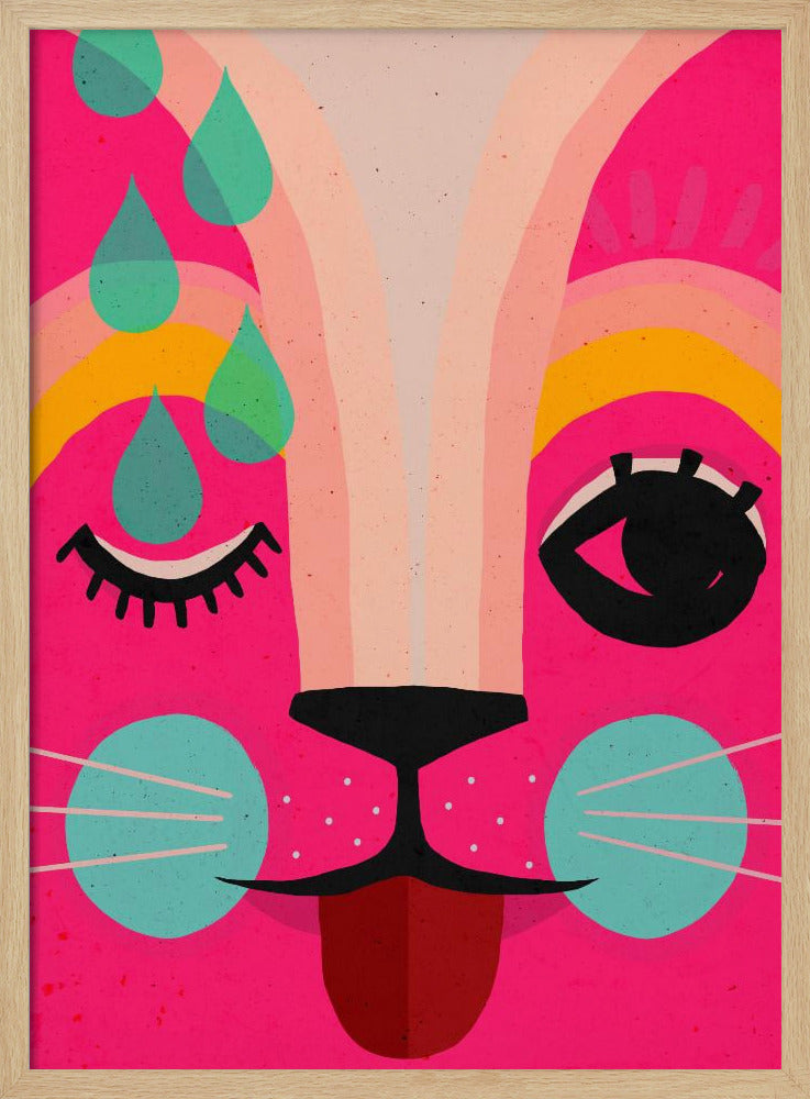 Vibrant Feline Dreams | Poster