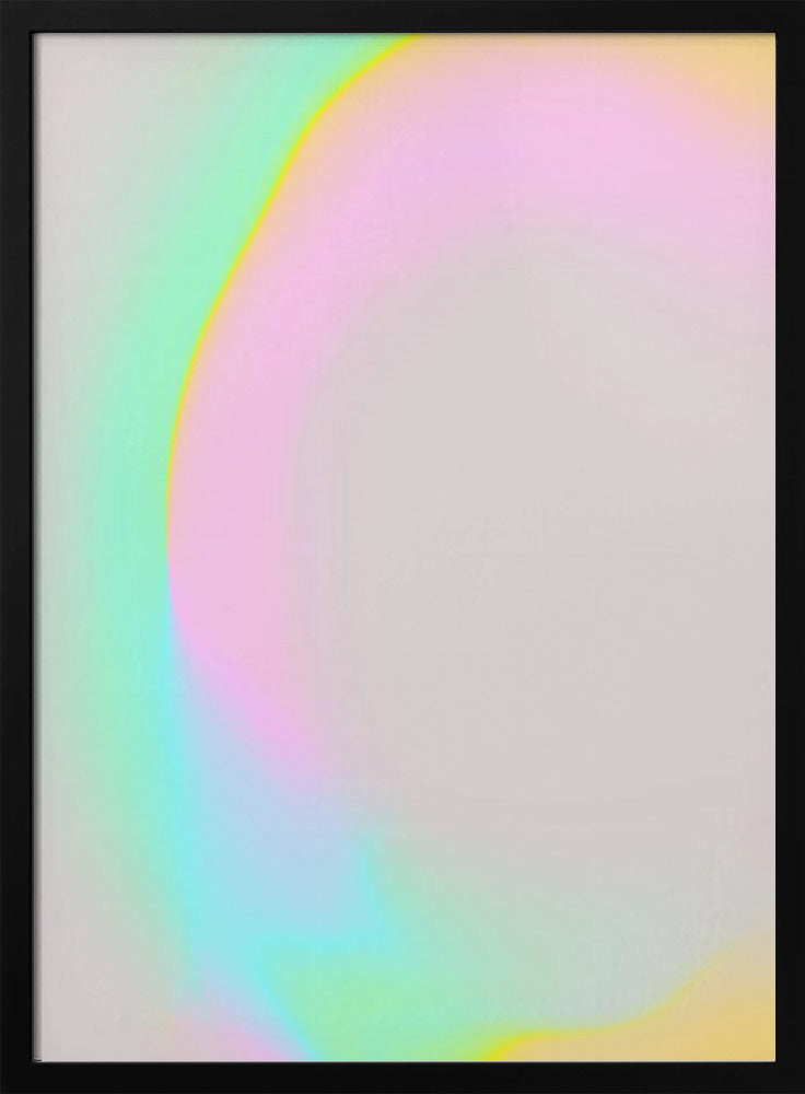 Pastel Glow Curve | Poster