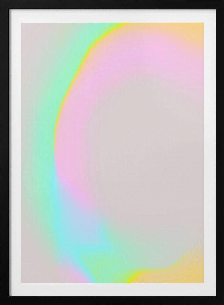 Pastel Glow Curve | Poster