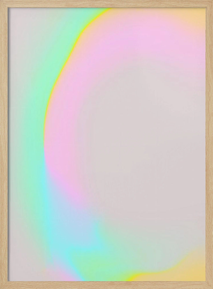 Pastel Glow Curve | Poster