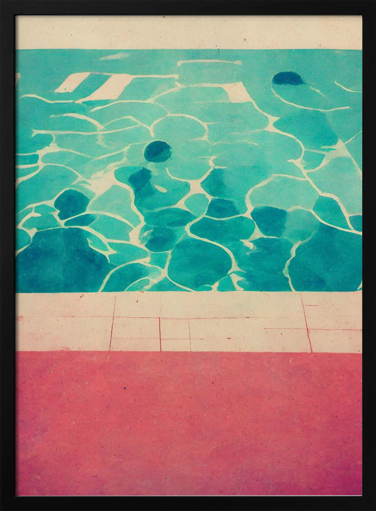 Serene Poolside | Poster