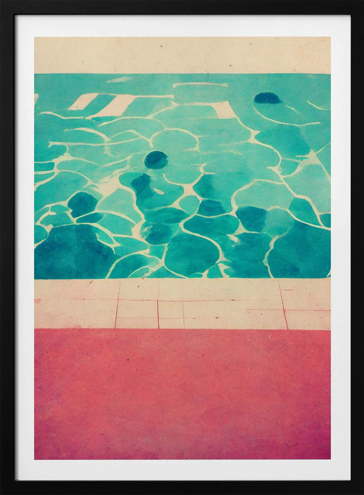 Serene Poolside | Poster