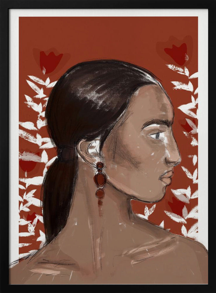 Crimson Elegance | Poster