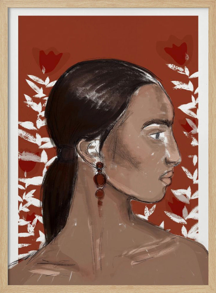 Crimson Elegance | Poster