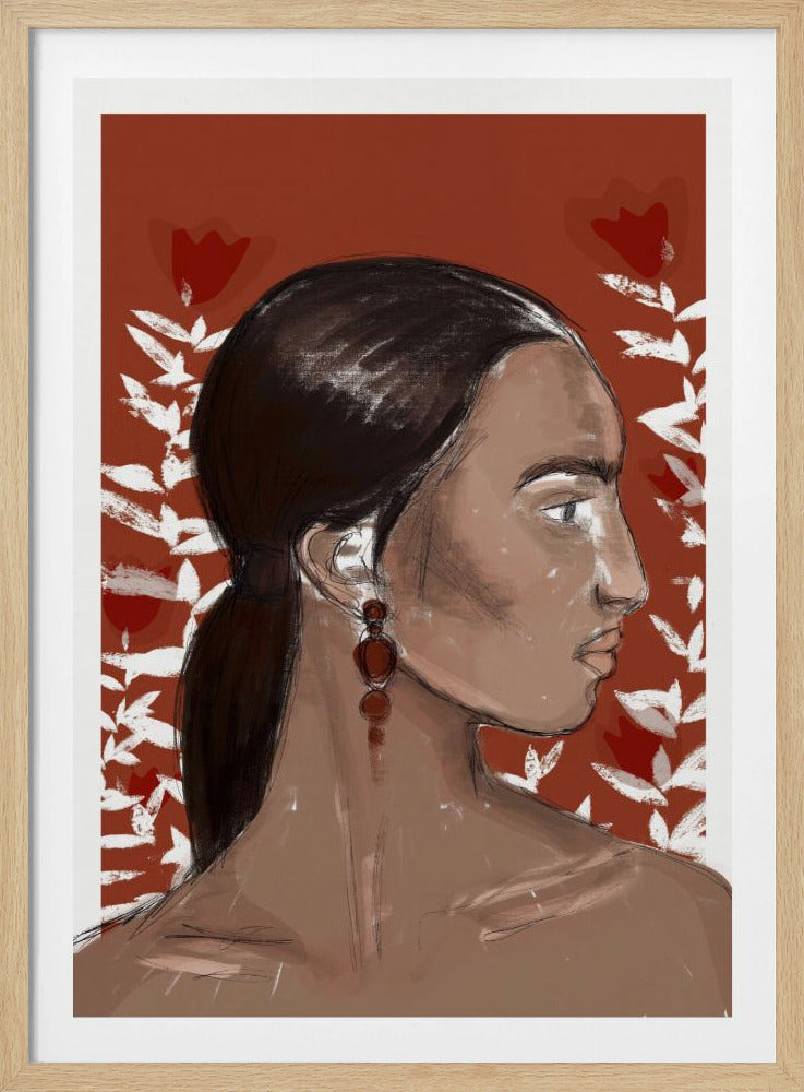 Crimson Elegance | Poster