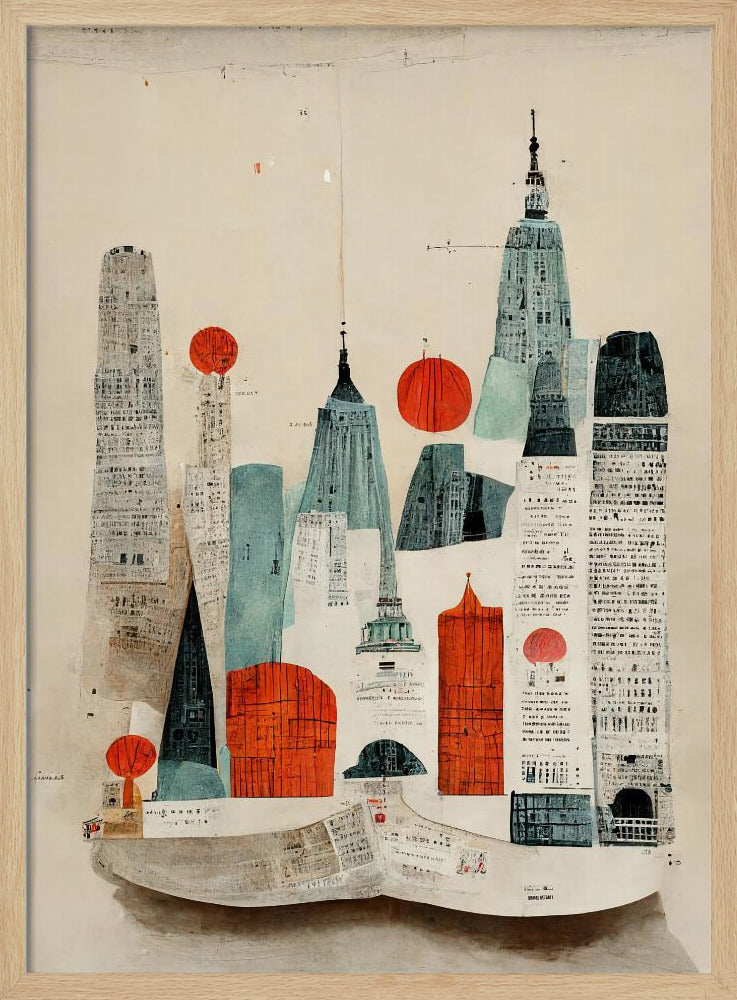 Cityscape Collage | Poster