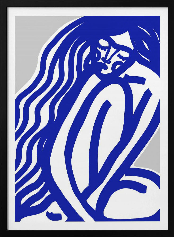 Blue Contours | Poster
