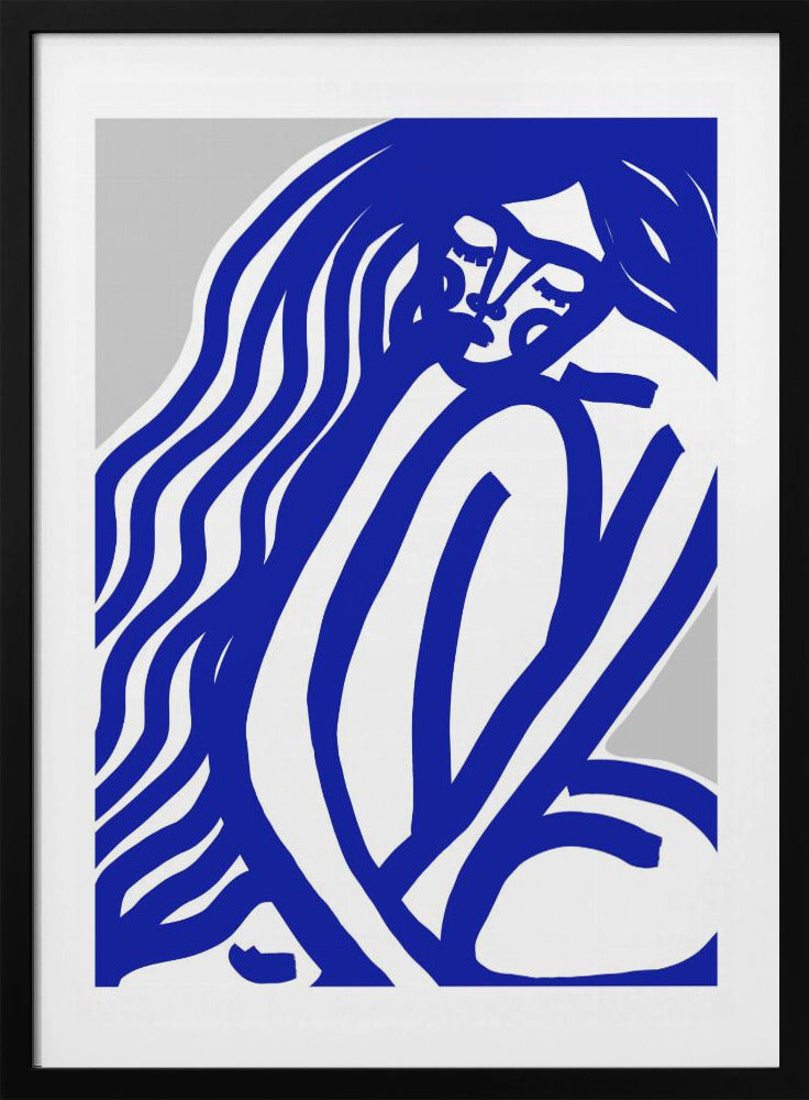 Blue Contours | Poster