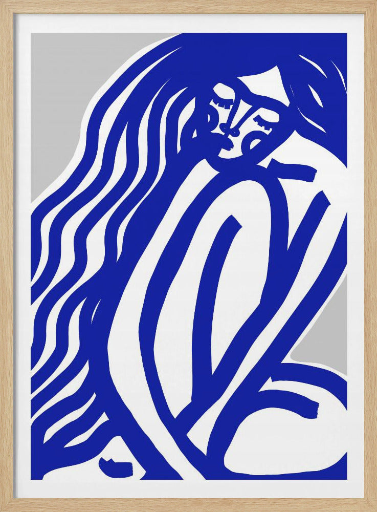 Blue Contours | Poster