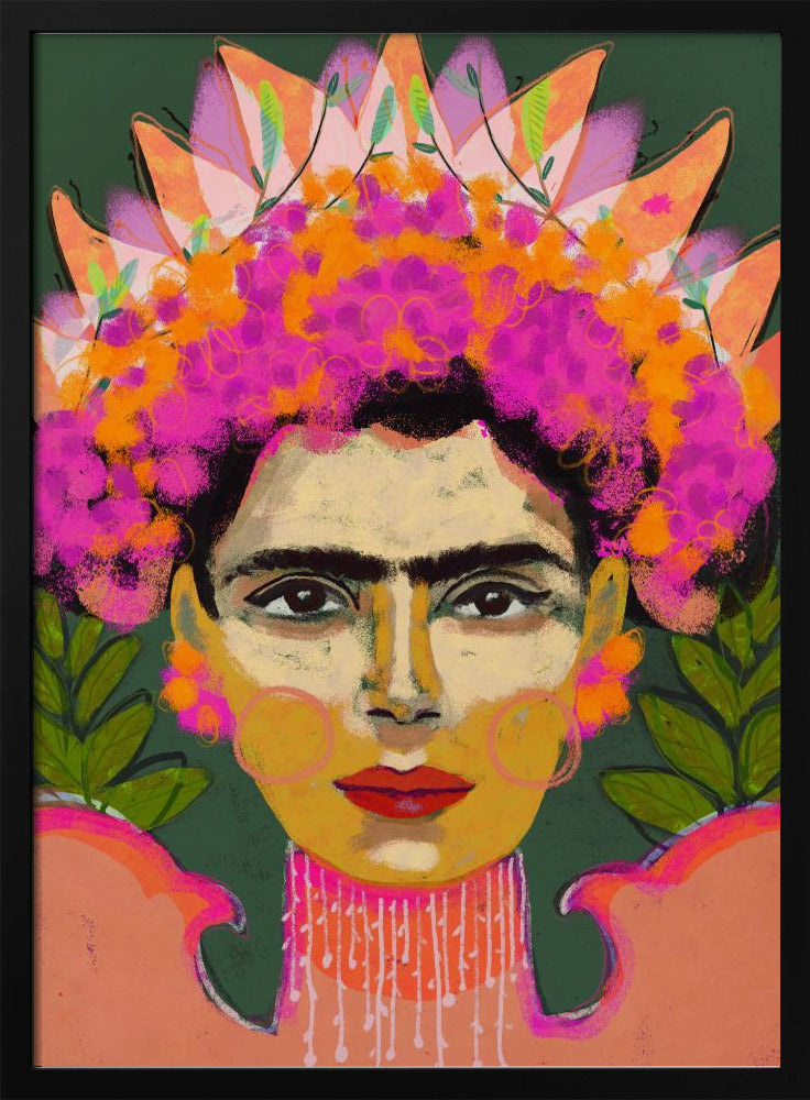 Vibrant Floral Crown | Poster