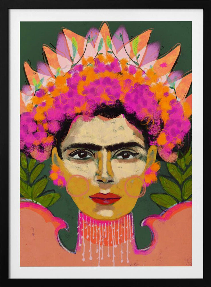 Vibrant Floral Crown | Poster