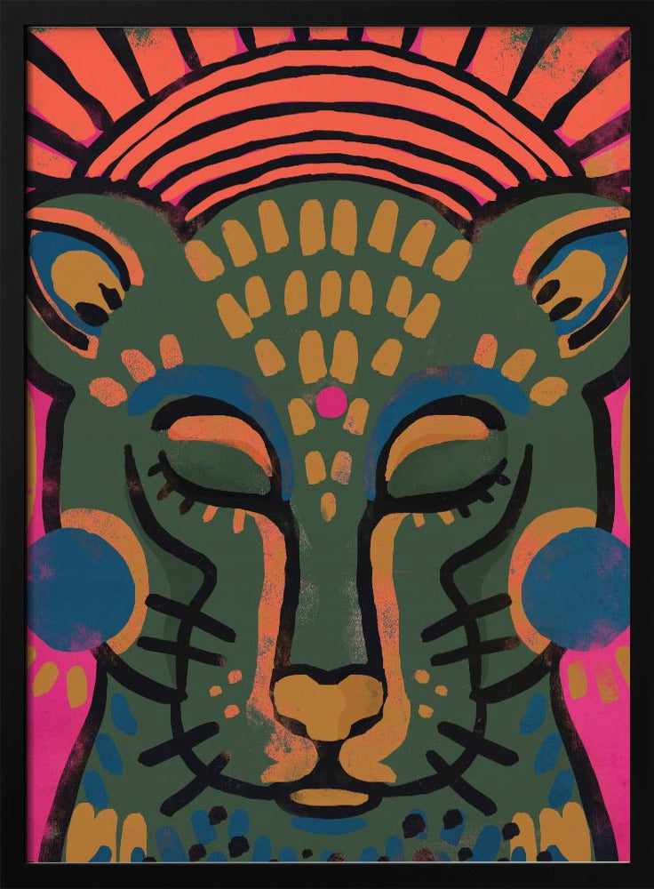 Vibrant Feline Dream | Poster